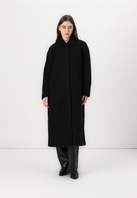 Calvin Klein Jeans LONG COAT - Klasisks mētelis - black