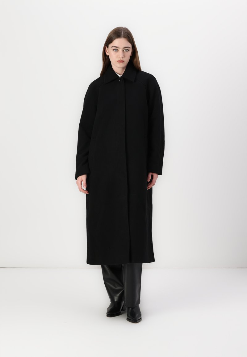 Calvin Klein Jeans LONG COAT - Klasisks mētelis - black