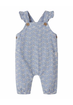 Kavbojke z naramnicami - zen blue