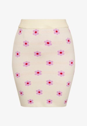 myMo, Mini skirt - creme lila rot