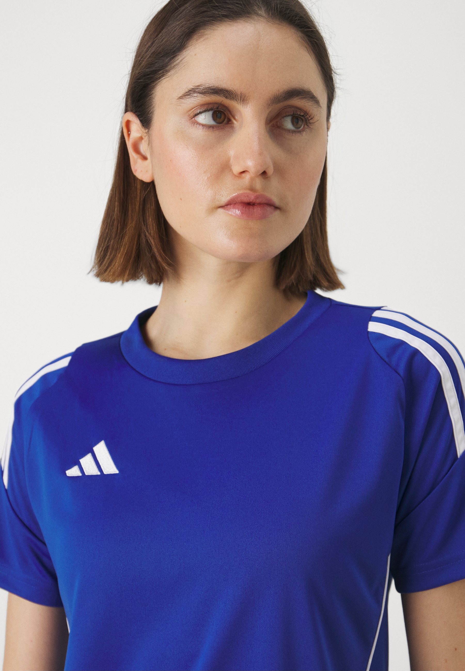 royal blue adidas shirt womens