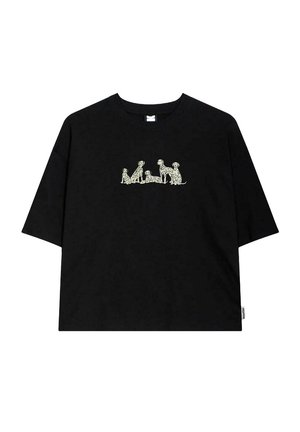 CROPPED DALMATAS - Camiseta estampada - black