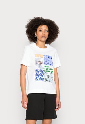 Print T-shirt - white