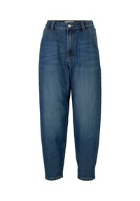 BARREL MOM VINTAGE MIDDLE BLUE - Jeans Tapered Fit - used mid stone blue denim