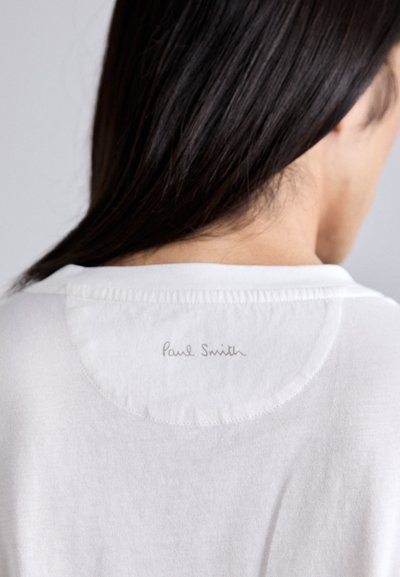 Paul Smith LABEL - Apdrukāts T-krekls - white