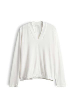 OPUS, OPUS LANGARMSHIRT SANINA SOFT - Maglietta a manica lunga - milk