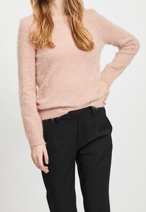 Stickad tröja - light pink