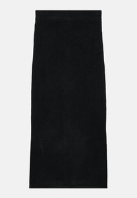 KNIT MAXI SKIRT - Maxi skirt - black