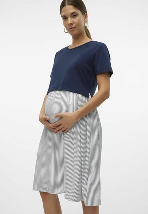 MALENA UMSTANDS - Trikotāžas kleita - navy blazer