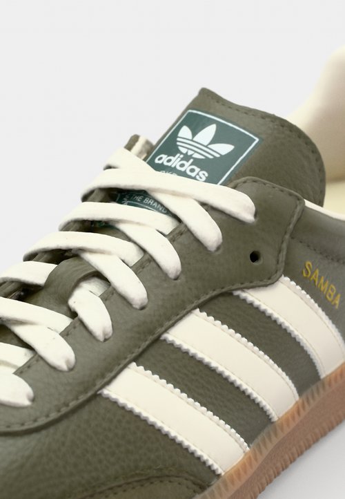 adidas SAMBA OG UNISEX - Zapatillas - medium dark khaki/off white — foto 3