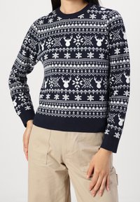 ONLY Stickad tröja - dark blue