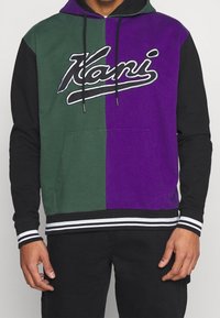 Karl Kani Felpa con cappuccio - dark green