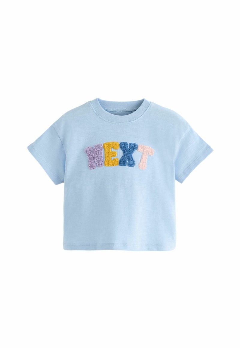 Next SHORT SLEEVE REGULAR FIT - Trükipildiga T-särk - blue next logo