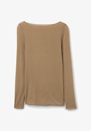 Intimissimi, ULTRALIGHT BOAT NECK - Camiseta de manga larga - brown