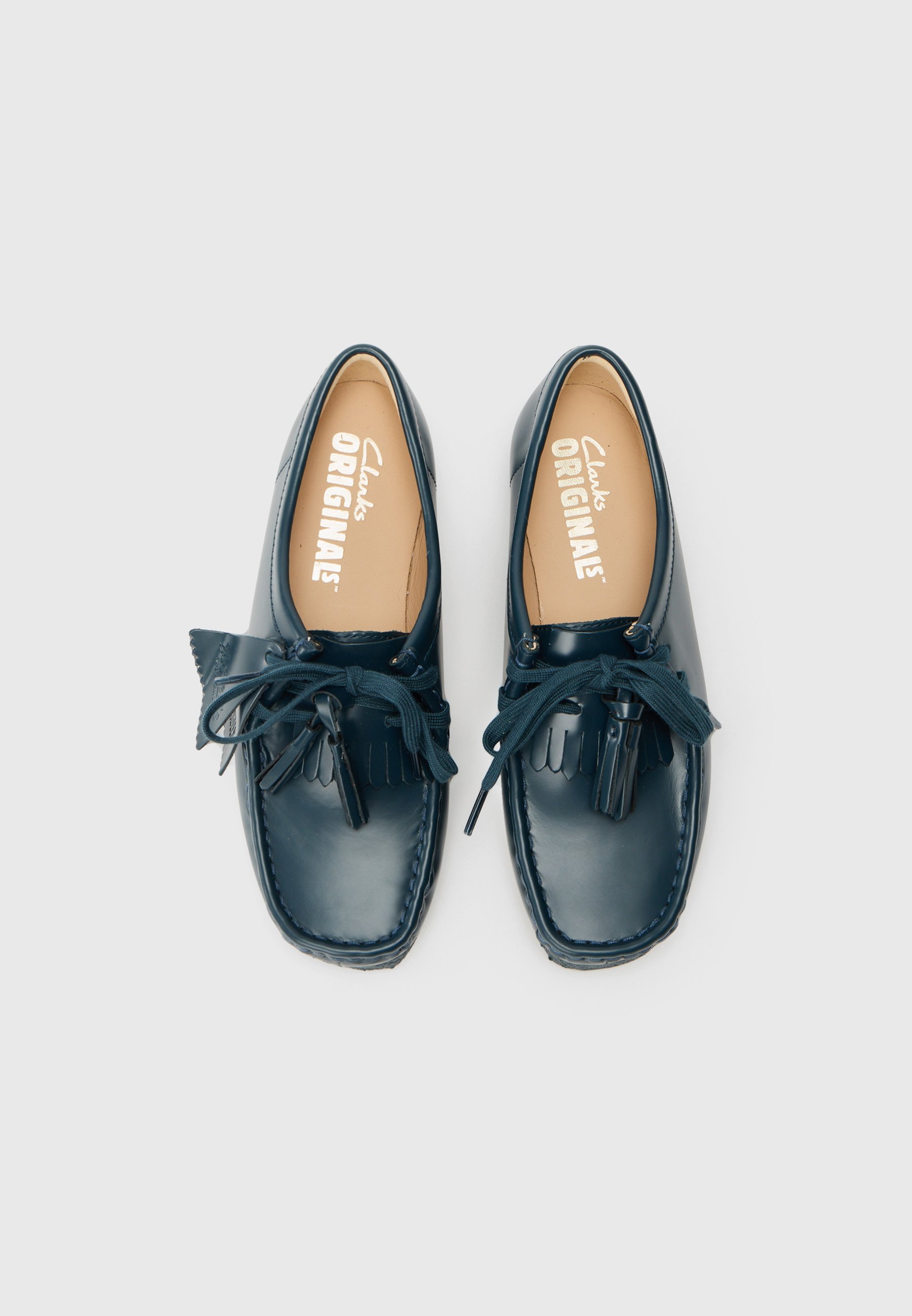 Clarks Originals WALLABEE - Lace-ups - dark teal/teal - Zalando