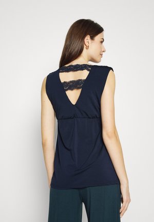 MAMALICIOUS MLZORINA TESS TOP - Μπλούζα - navy blazer