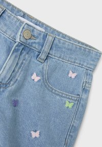 Name it NKFBELLA NOOS - Kratke hlače od trapera - light blue denim