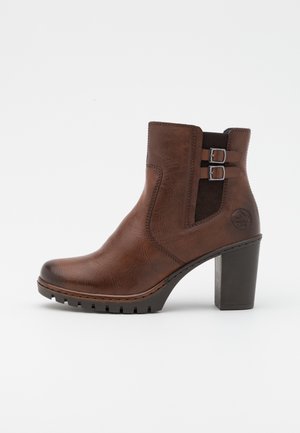 Boots à talons - cognac
