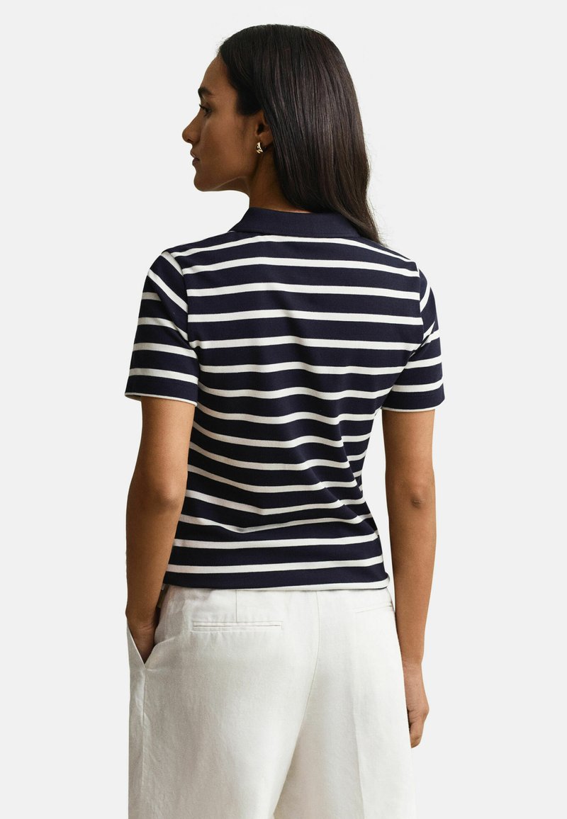 GANT STRIPED - Polotričko - evening blue