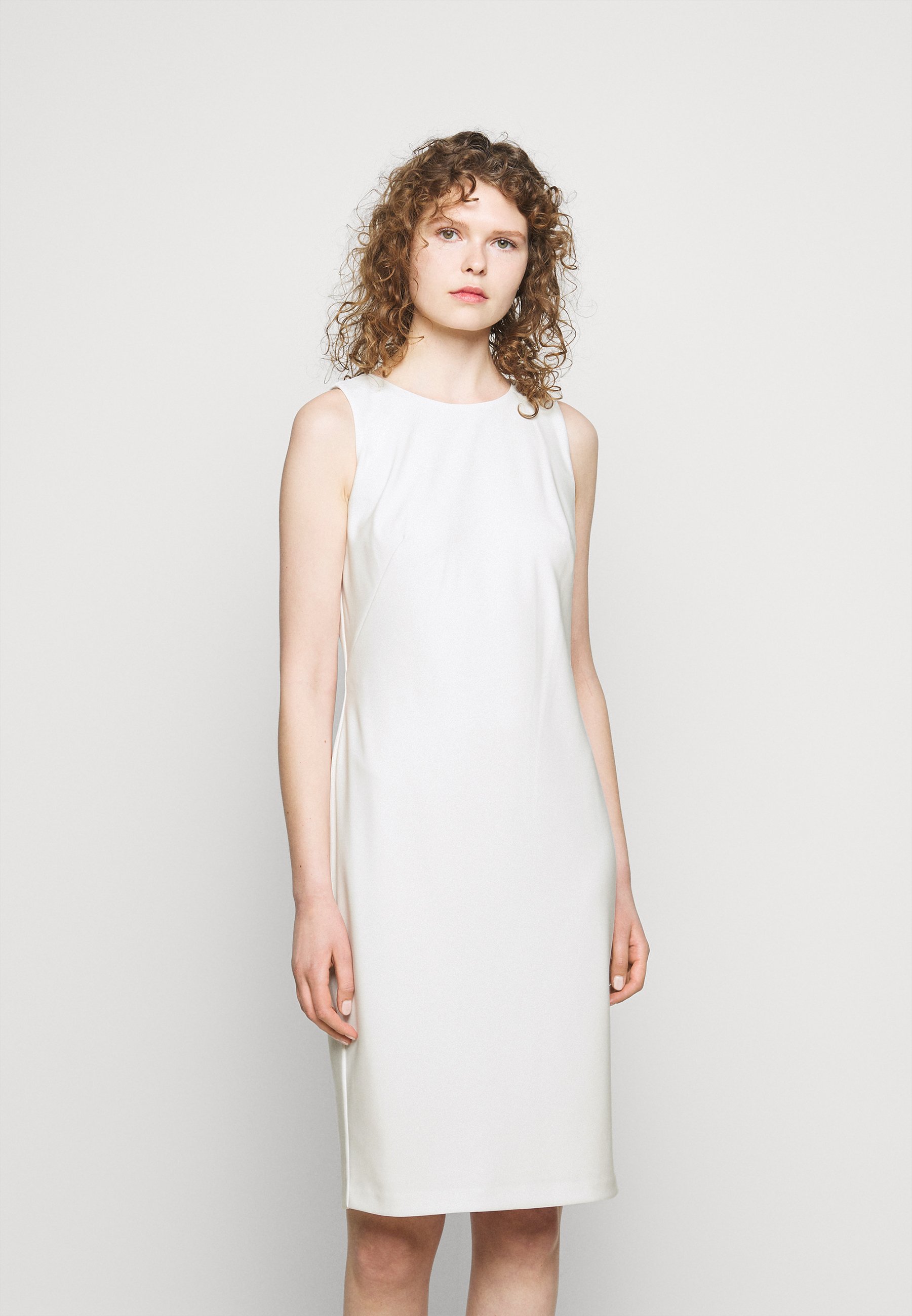 off white shift dress