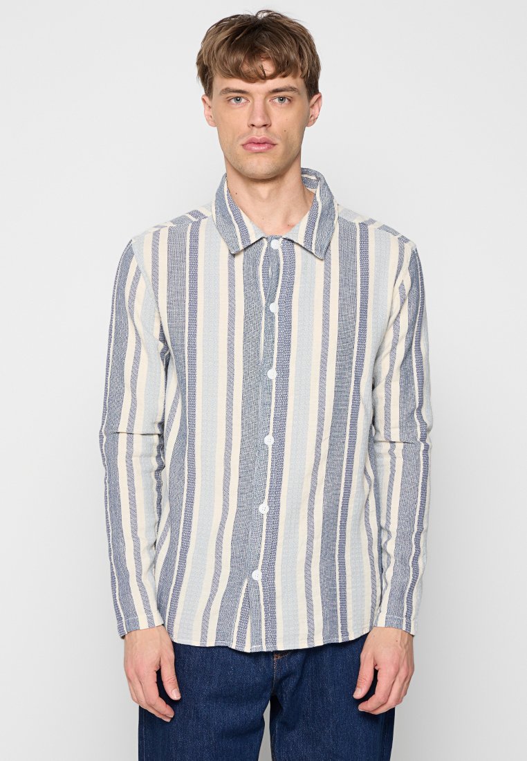 KnowledgeCotton Apparel Overhemd blauw KnowledgeCotton Apparel Overhemd blauw