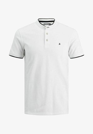 Jack & Jones, JJEPAULOS MAO POLO SS NOOS - T-Shirt basic - white