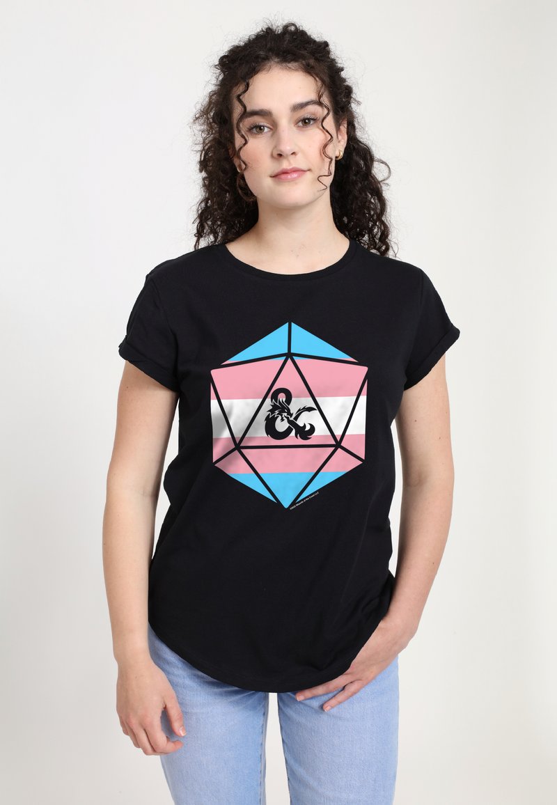 Henry Tiger DUNGEONS & DRAGONS TRANS AMPERSAND - Camiseta estampada - black