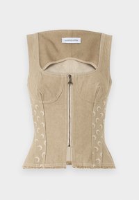 MOON CORSET  - Top - dark beige