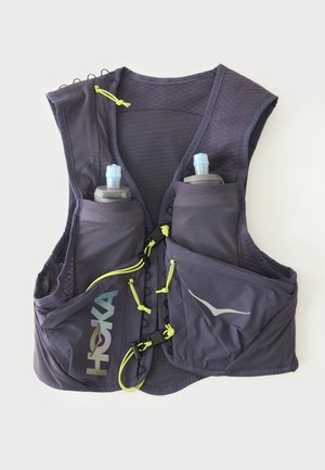 HOKA TRAIL RUN VEST 8 L UNISEX - Joogisüsteemiga seljakott - dark grey