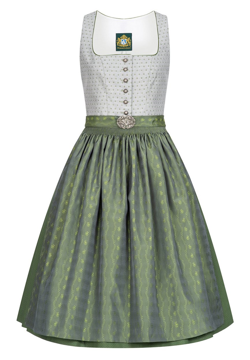 green dirndl