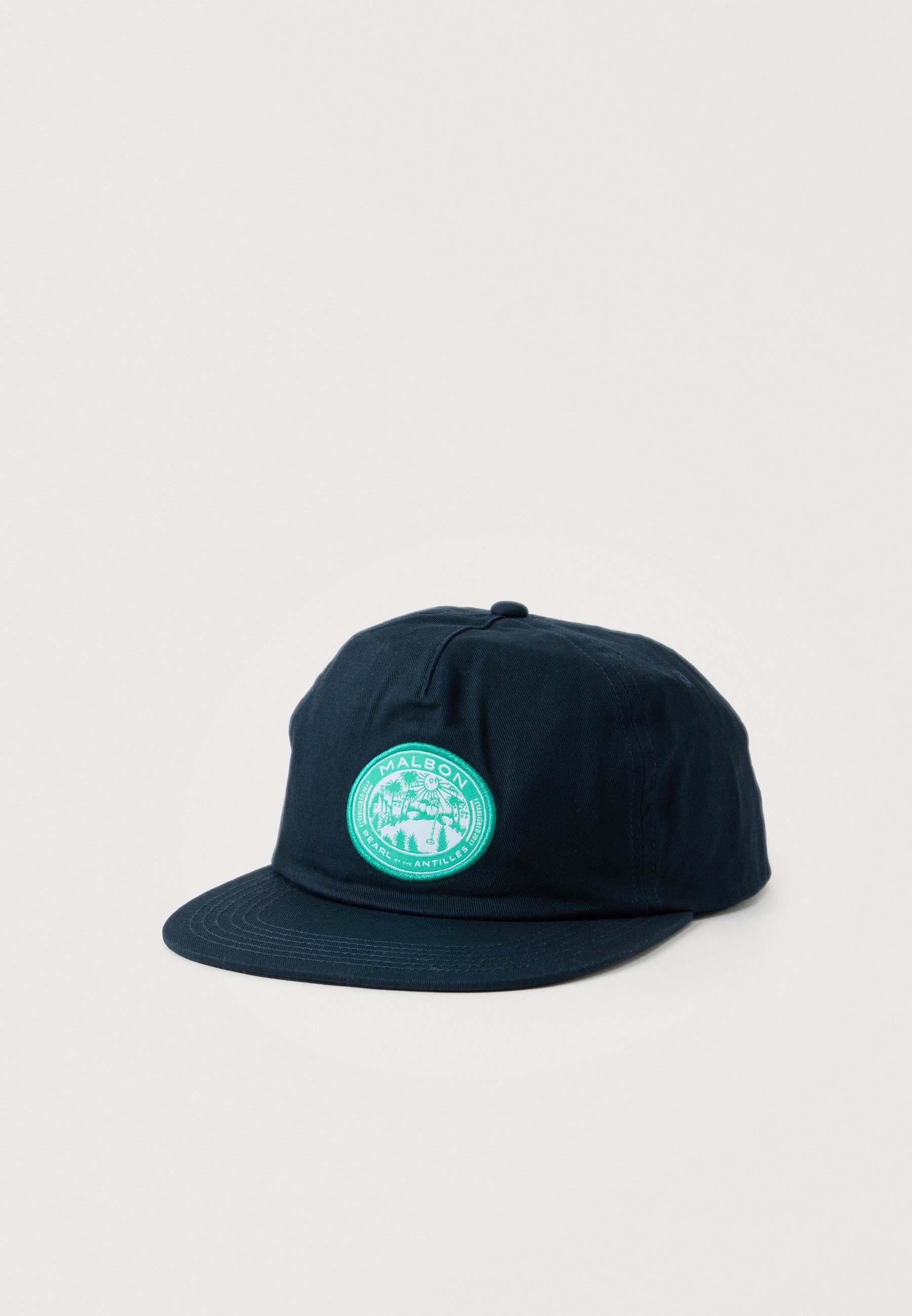 Malbon MALBON X JESPER PARNEVIK 5 PANEL HAT - Cap - black - Zalando.ie