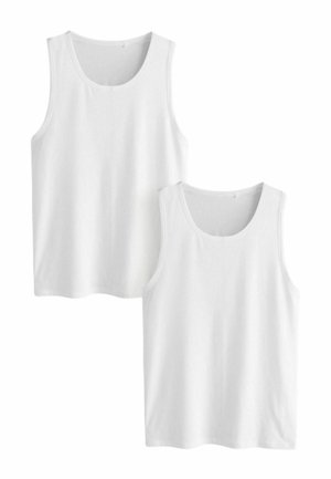 REGULAR FIT - MODAL LAYERING 2 PACK  - Topp - white