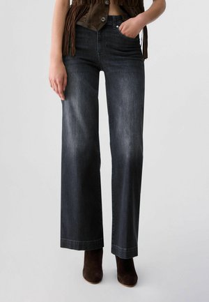 LIU JO, LIU JO FLARE JEANS - Jeans a zampa - black denim