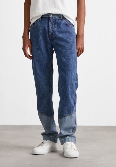 DAVID CATALAN WASHED - Jean bootcut - blue