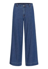 HILMA WIDE - Relaxed fit jeans - medium blue wash