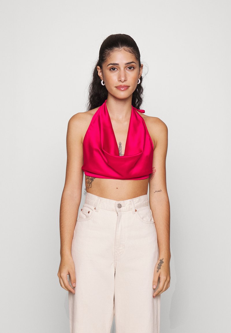 Vero Moda Petite VMKAREN ULLA HALTERNECK - Blusa - love posion