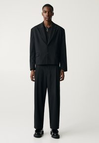 PULL&BEAR TAILORED  - Bukser - black
