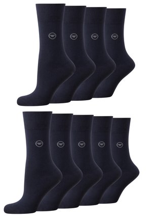 9ER PACK BASIC  9703 545 DARK NAVY DOPPELP - Socken - dunkel blau