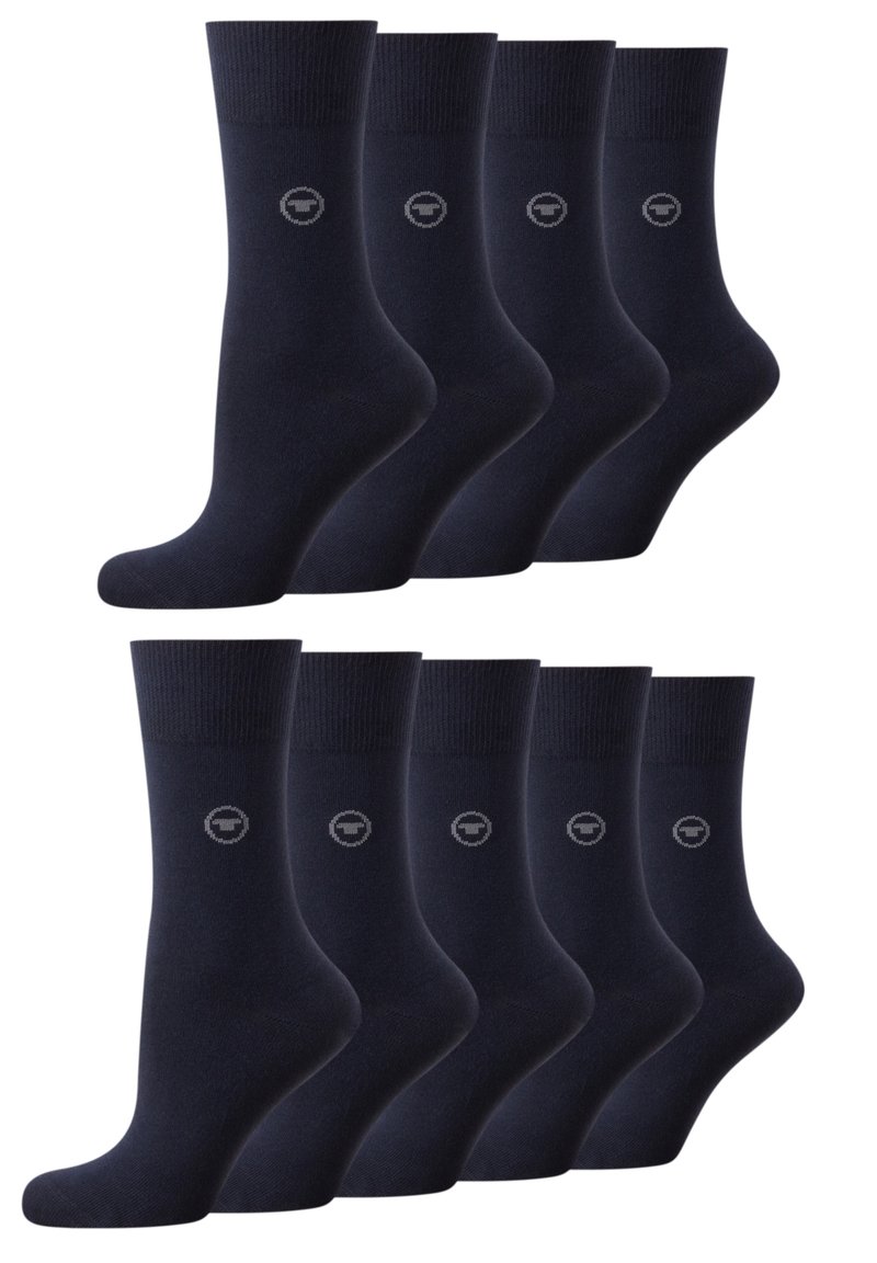 TOM TAILOR 9ER PACK BASIC  9703 545 DARK NAVY DOPPELP - Socken - dunkel blau
