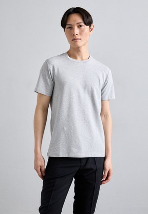 TEE - Print T-shirt - light grey melange