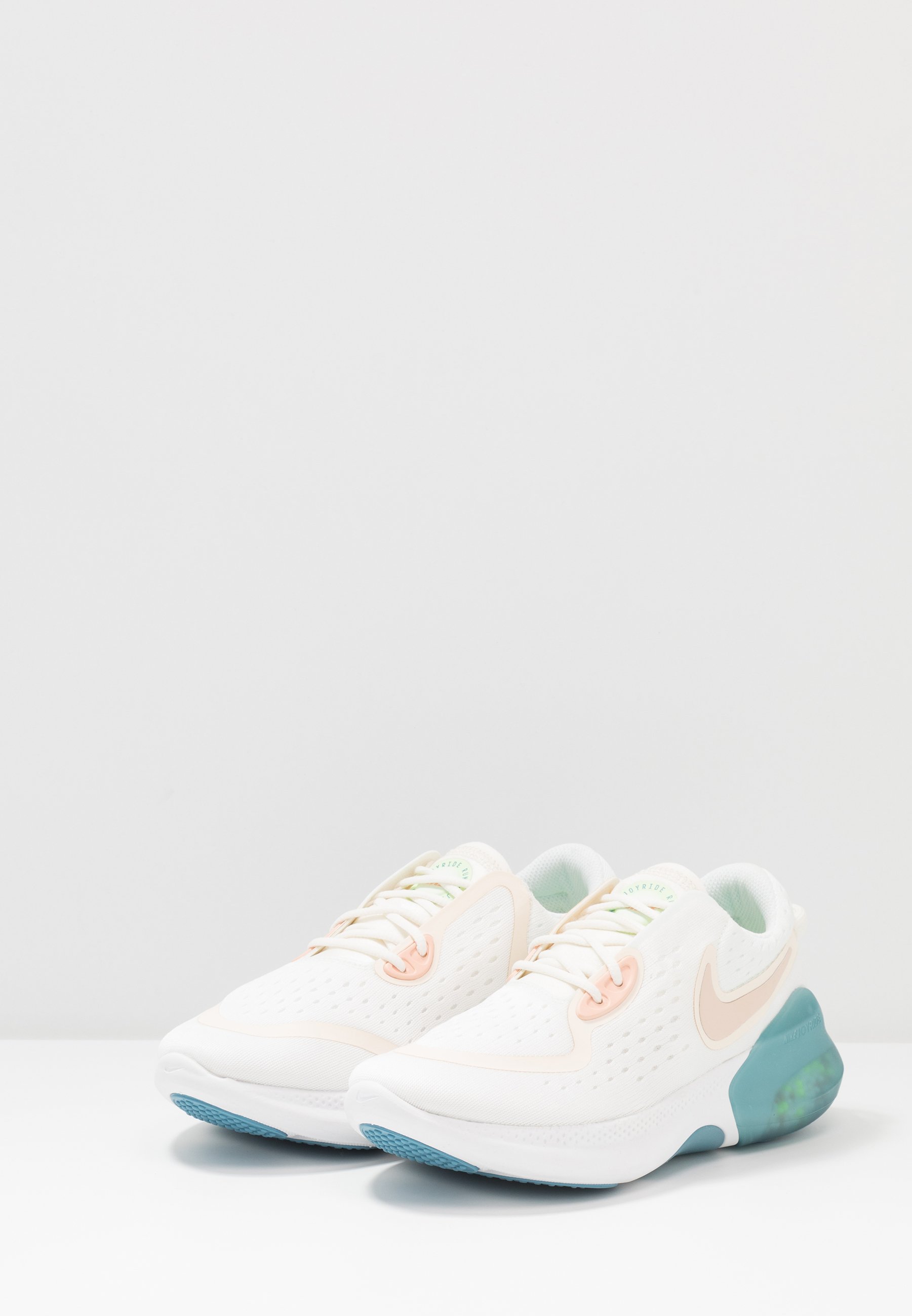 Nike Performance JOYRIDE DUAL - Nøytrale løpesko - sail/shimmer/pale ivory/cerulean/barely volt/pink quartz Nike Performance JOYRIDE DUAL - Nøytrale løpesko - sail/shimmer/pale ivory/cerulean/barely volt/pink quartz