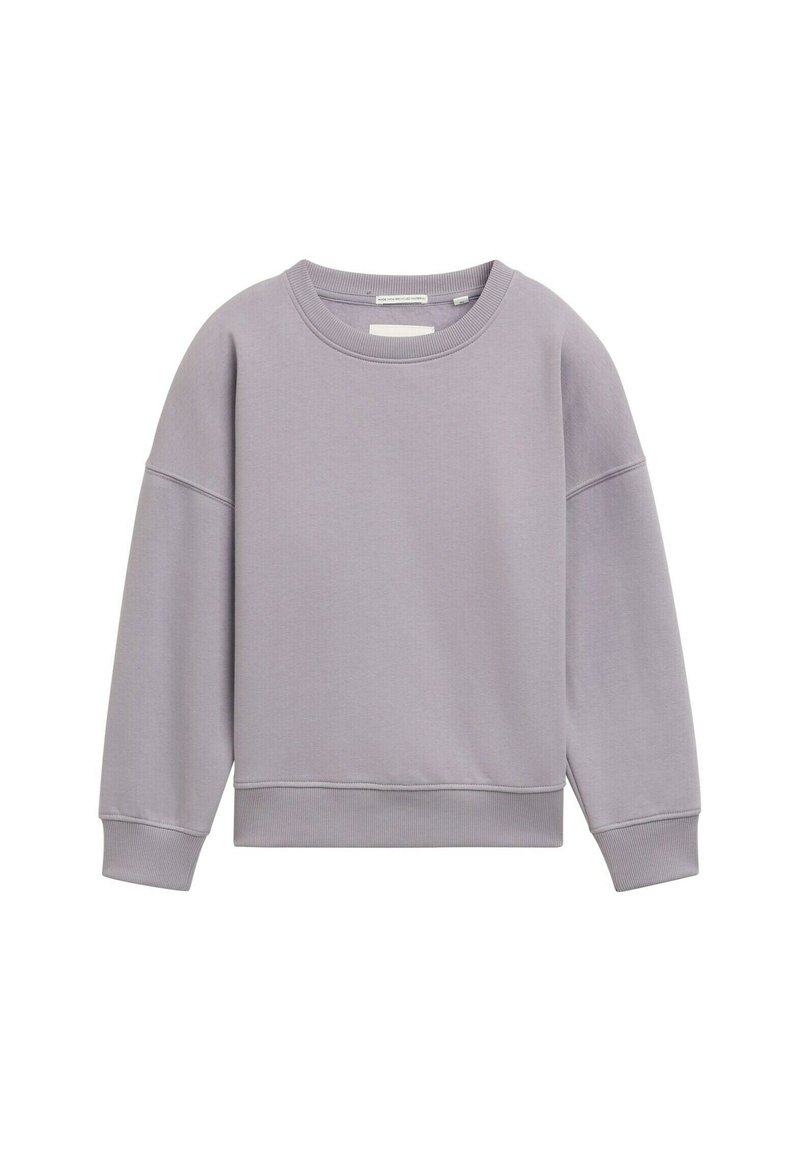 TOM TAILOR OVERSIZED - Melegítőfelső - dusty greyish purple