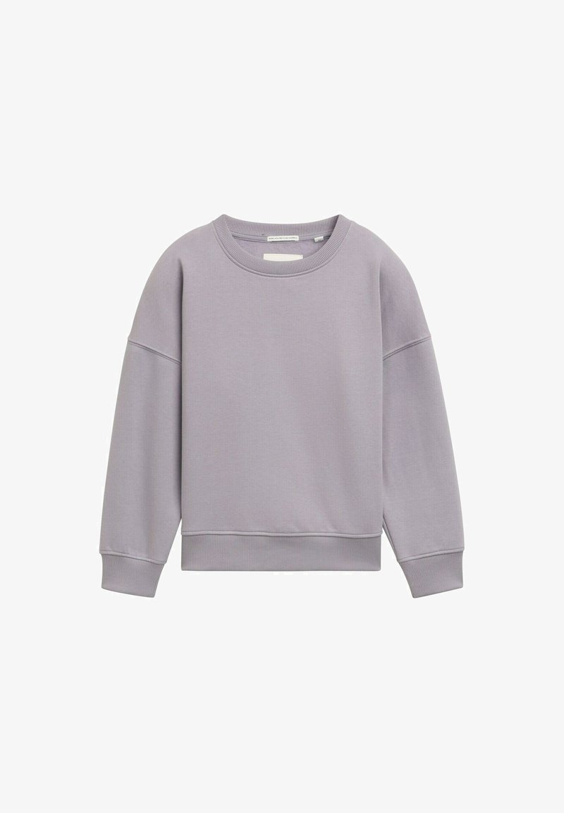 TOM TAILOR OVERSIZED - Melegítőfelső - dusty greyish purple