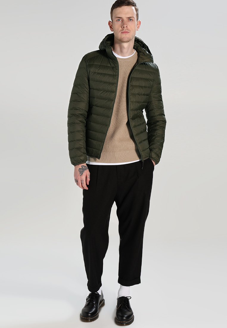 SHINY Kurtka puchowa dark olive SHINY Kurtka puchowa dark olive