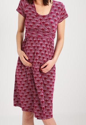Jerseykleid - bordeaux