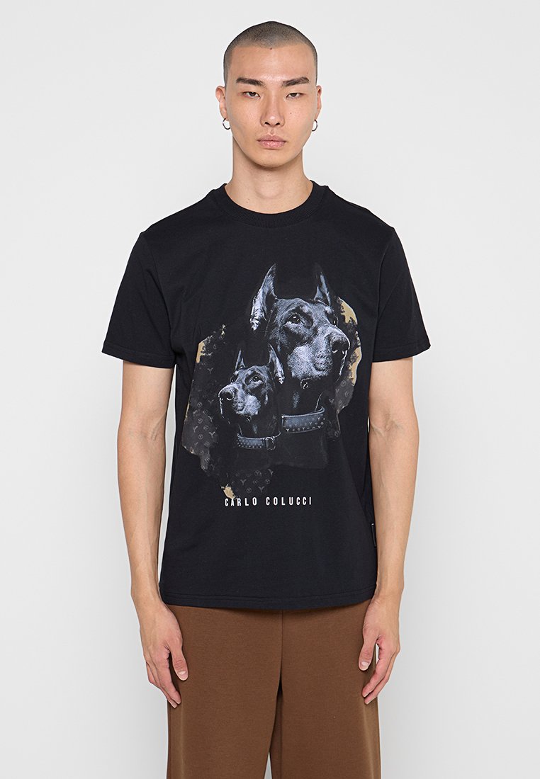 carlo colucci T-shirt print meerkleurig