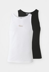 TANK UNISEX 2 PACK - Top - black/white