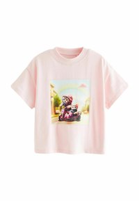 Next - SHORT SLEEVE  REGULAR FIT - T-Shirt print - pink cats Thumbnail-Bild 1