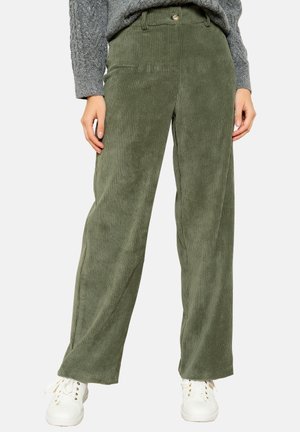 CORDUROY - Trousers - khaki