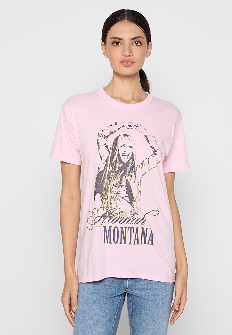 Disney T-shirt print roze